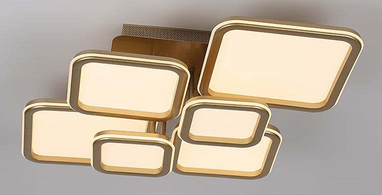 9304/2*3 CHAMPAGNE GOLD (1) Люстра (RL)