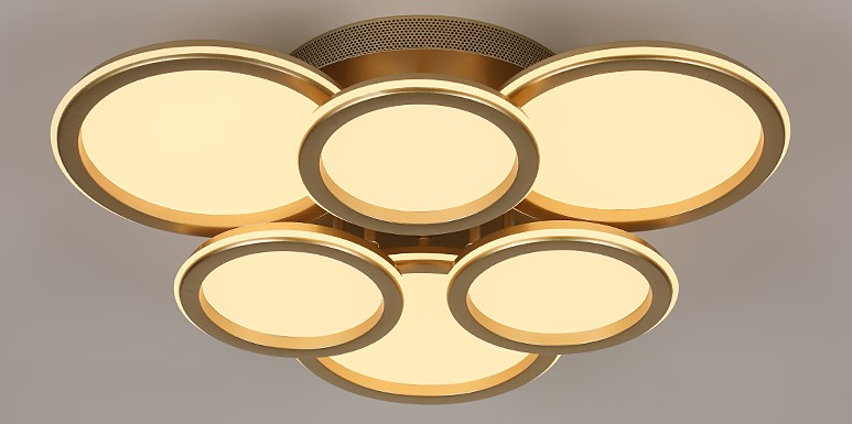 9301/3+3S CHAMPAGNE GOLD (1) Люстра (RL)