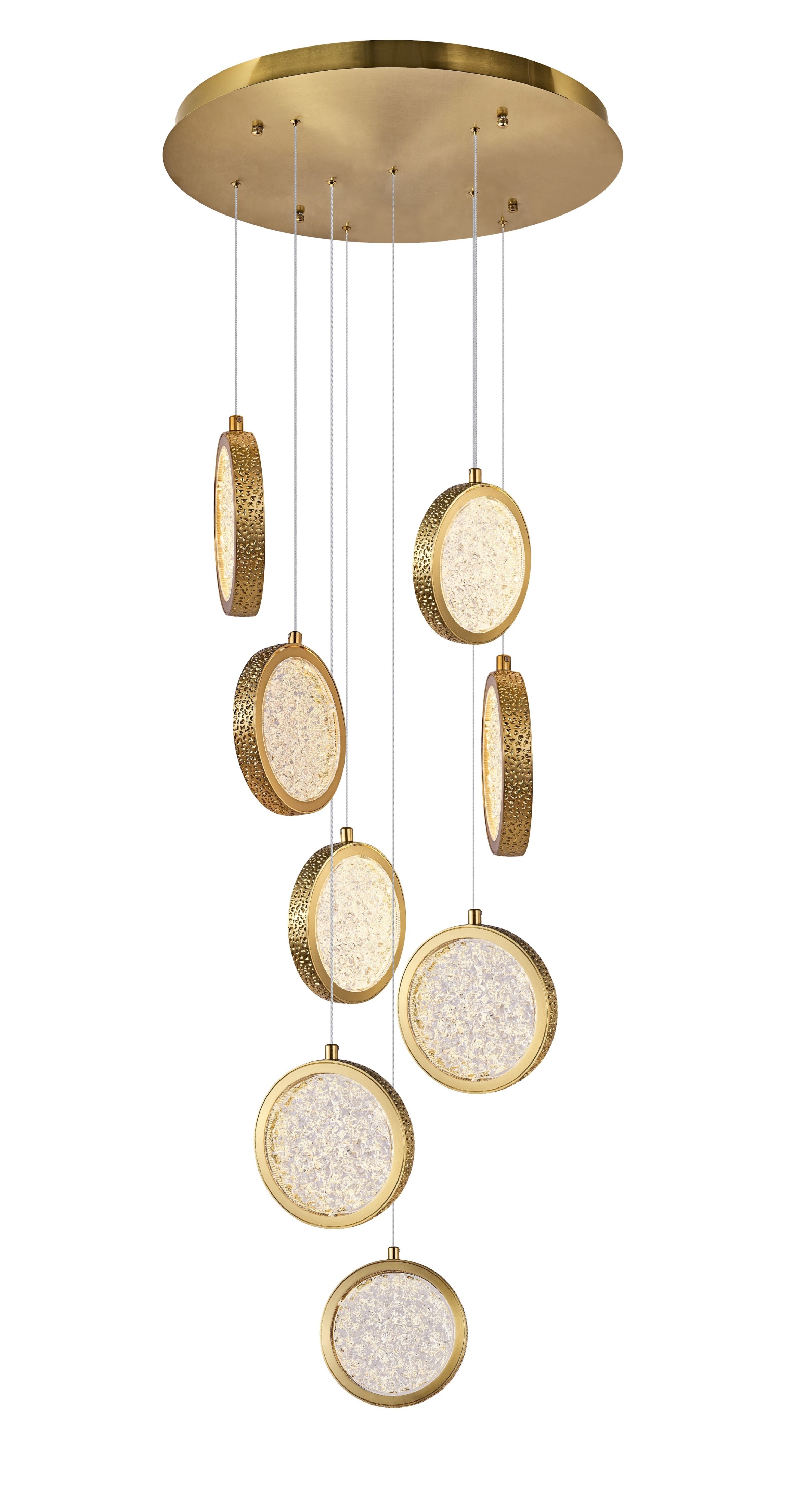 D2061-DW-8 BRASS (1) Подвесной светильник NW